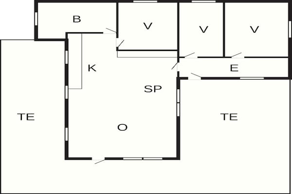 Foto van 6 persoons vakantie huis in Tarm-By Traum - Vakantiehuis in Tarm - FloorPlan