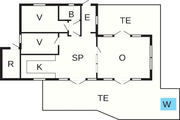Foto van 6 persoons vakantie huis in Vinderup-By Traum - Vakantiehuis in Vinderup - FloorPlan
