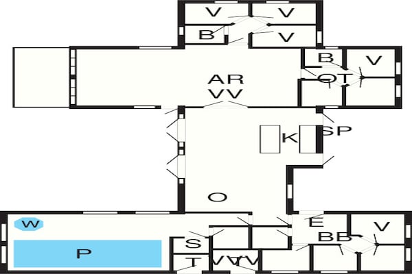 Foto van 26 persoons vakantie huis in Frørup - Vakantiehuis in Frørup - FloorPlan