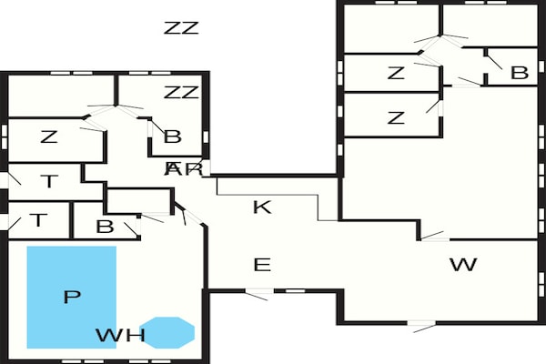 Foto van 18 persoons vakantie huis in Bogense - Vakantiehuis in Bogense - FloorPlan