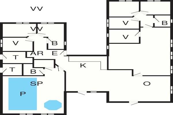 Foto van 18 persoons vakantie huis in Bogense - Vakantiehuis in Bogense - FloorPlan