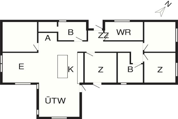 Foto van 10 persoons vakantie huis in Glesborg-By Traum - Vakantiehuis in Glesborg - FloorPlan