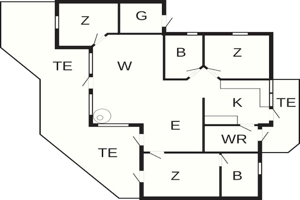 Foto van 6 persoons vakantie huis in Vejby-By Traum - Vakantiehuis in Vejby - FloorPlan