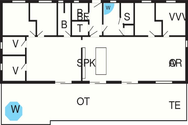 Foto van 14 persoons vakantie huis in Væggerløse-By Traum - FloorPlan