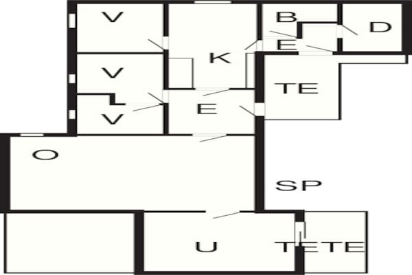 Foto van Luxe spa-retraite in Thorsminde - Vakantiehuis in Ulfborg - FloorPlan