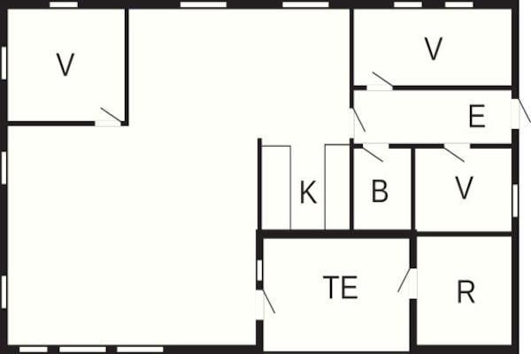 Foto van 6 persoons vakantie huis in Hals-By Traum - Vakantiehuis in Hals - FloorPlan