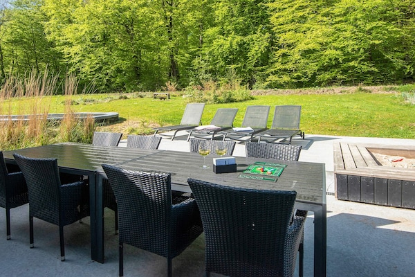 Foto van Panoramisch toevluchtsoord met zwembad - Vakantiehuis in Sjølund - View