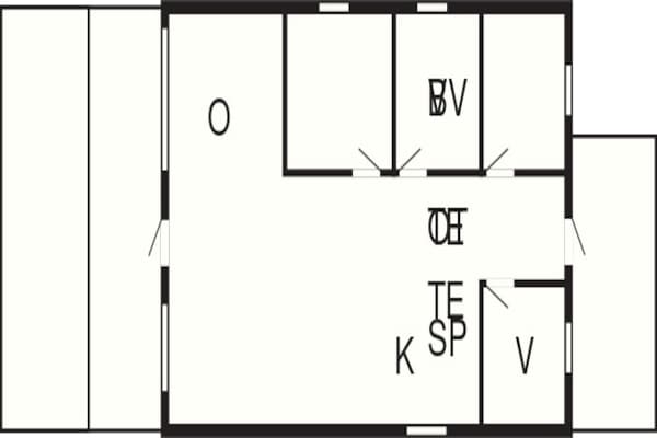 Foto van 6 persoons vakantie huis in Hadsund-By Traum - Vakantiehuis in Hadsund - FloorPlan
