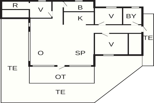 Foto van 6 persoons vakantie huis in Nexø-By Traum - Vakantiehuis in Nexø - FloorPlan
