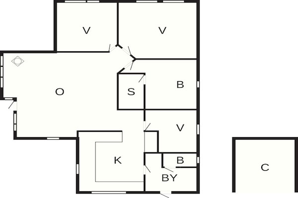 Foto van 6 persoons vakantie huis in Asaa-By Traum - Vakantiehuis in Asaa - FloorPlan
