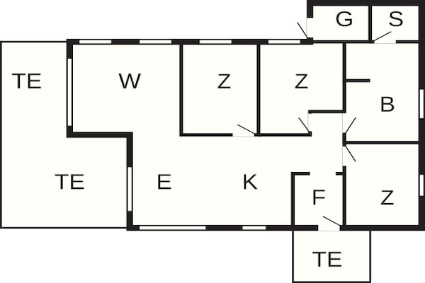 Foto van 6 persoons vakantie huis in Lemvig-By Traum - Vakantiehuis in Lemvig - FloorPlan