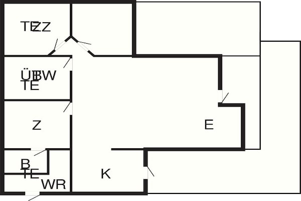 Foto van 6 persoons vakantie huis in Oksbøl-By Traum - Vakantiehuis in Oksbøl - FloorPlan