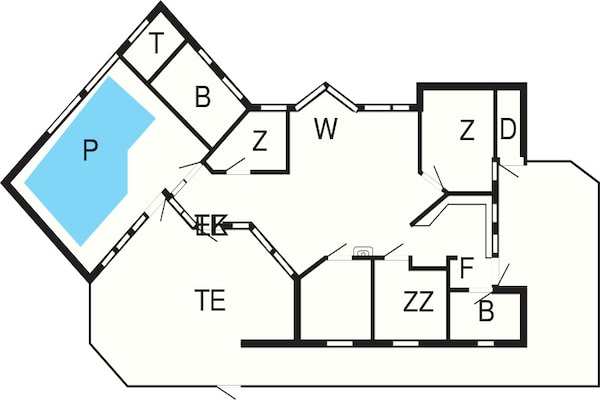 Foto van 7 persoons vakantie huis in Græsted-By Traum - Vakantiehuis in Græsted - FloorPlan