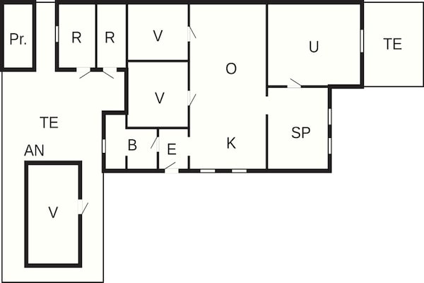 Foto van 6 persoons vakantie huis in Sjølund-By Traum - Vakantiehuis in Sjølund - FloorPlan