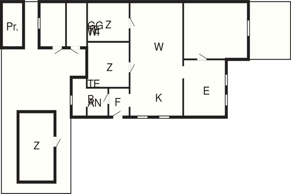 Foto van 6 persoons vakantie huis in Sjølund-By Traum - Vakantiehuis in Sjølund - FloorPlan