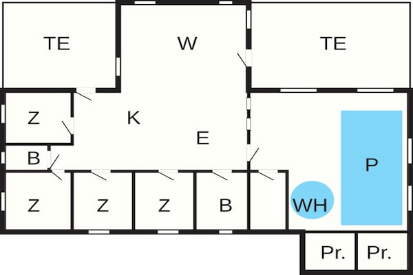 Foto van 8 persoons vakantie huis in Blåvand-By Traum - Vakantiehuis in Blåvand - FloorPlan