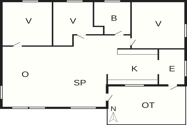 Foto van 6 persoons vakantie huis in Højby-By Traum - Vakantiehuis in Højby - FloorPlan
