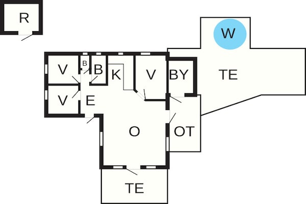 Foto van 7 persoons vakantie huis in Hurup Thy-By Traum - Vakantiehuis in Hurup Thy - FloorPlan