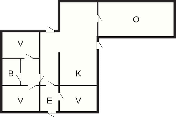 Foto van 6 persoons vakantie huis in Græsted - Vakantiehuis in Græsted - FloorPlan