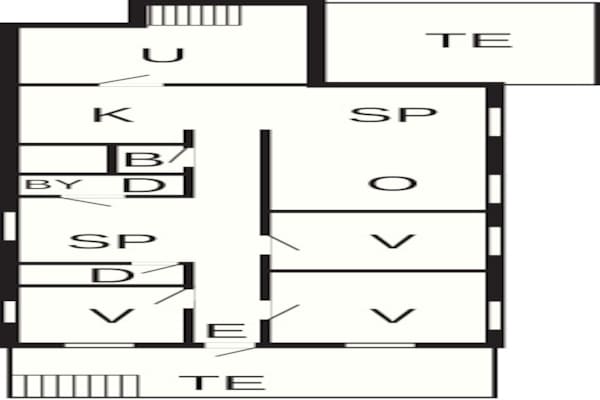 Foto van 7 persoons vakantie huis in Vittsjö-By Traum - Vakantiehuis in Vittsjö - FloorPlan