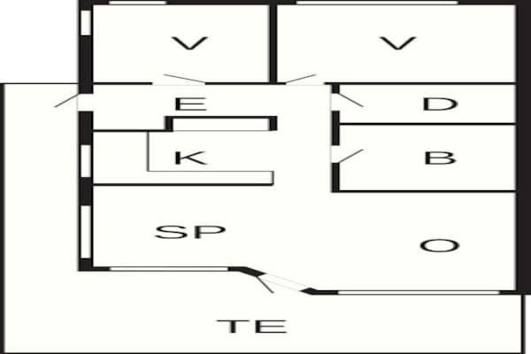 Foto van 6 persoons vakantie huis in Tranekær-By Traum - Vakantiehuis in Tranekær - FloorPlan