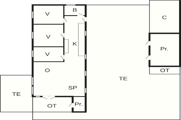 Foto van 6 persoons vakantie huis in Hejls-By Traum - Vakantiehuis in Hejls - FloorPlan
