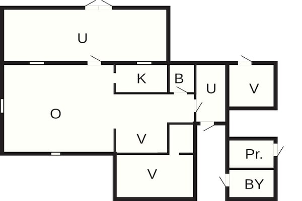 Foto van 6 persoons vakantie huis in Löderup-By Traum - Vakantiehuis in Löderup - FloorPlan