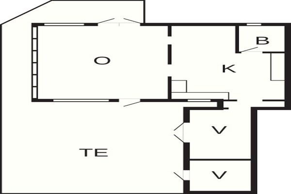 Foto van Toevluchtsoord aan zee met prachtig uitzicht - Vakantiehuis in Rønne - FloorPlan