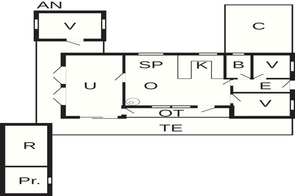 Foto van 7 persoons vakantie huis in Holbæk-By Traum - Vakantiehuis in Holbæk - FloorPlan