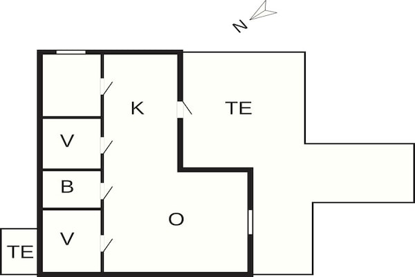 Foto van 6 persoons vakantie huis in Nysted-By Traum - Vakantiehuis in Nysted - FloorPlan
