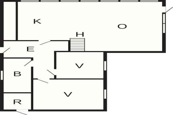 Foto van 6 persoons vakantie huis in Store Fuglede-By Traum - FloorPlan