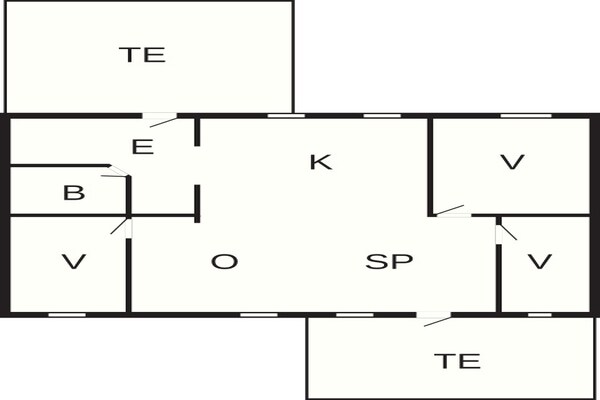 Foto van 6 persoons vakantie huis in Hadsund-By Traum - Vakantiehuis in Hadsund - FloorPlan