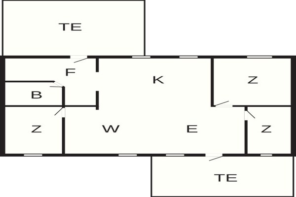 Foto van 6 persoons vakantie huis in Hadsund-By Traum - Vakantiehuis in Hadsund - FloorPlan