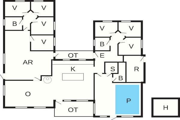 Foto van 20 persoons vakantie huis in Højslev-By Traum - Vakantiehuis in Højslev - FloorPlan