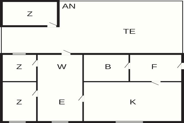 Foto van 6 persoons vakantie huis in Otterup-By Traum - Vakantiehuis in Otterup - FloorPlan