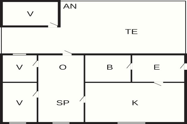 Foto van 6 persoons vakantie huis in Otterup-By Traum - Vakantiehuis in Otterup - FloorPlan