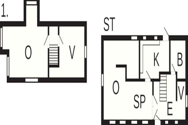 Foto van 6 persoons vakantie huis in Søby Ærø-By Traum - Vakantiehuis in Søby Ærø - FloorPlan