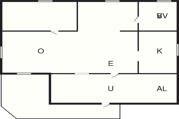 Foto van 5 persoons vakantie huis in SÖLVESBORG-By Traum - Vakantiehuis in SÖLVESBORG - FloorPlan