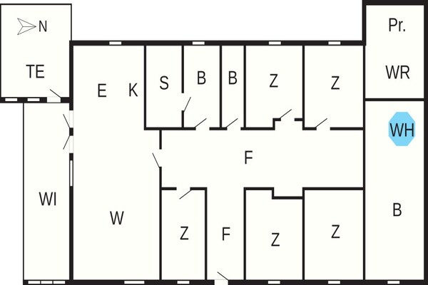 Foto van 10 persoons vakantie huis in Harboøre-By Traum - Vakantiehuis in Harboøre - FloorPlan