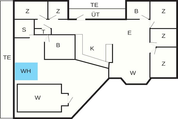 Foto van 12 persoons vakantie huis in Ebeltoft-By Traum - Vakantiehuis in Ebeltoft - FloorPlan