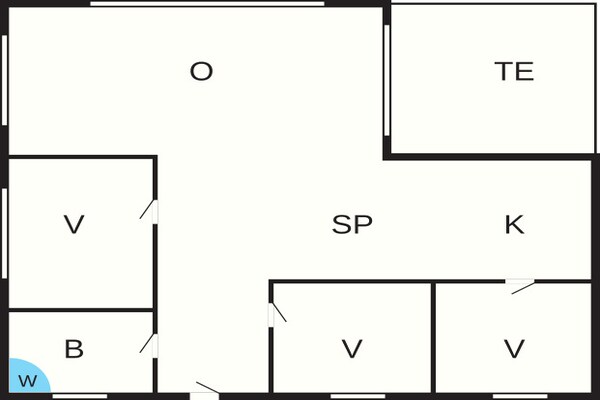 Foto van 7 persoons vakantie huis in Svendborg-By Traum - Vakantiehuis in Svendborg - FloorPlan