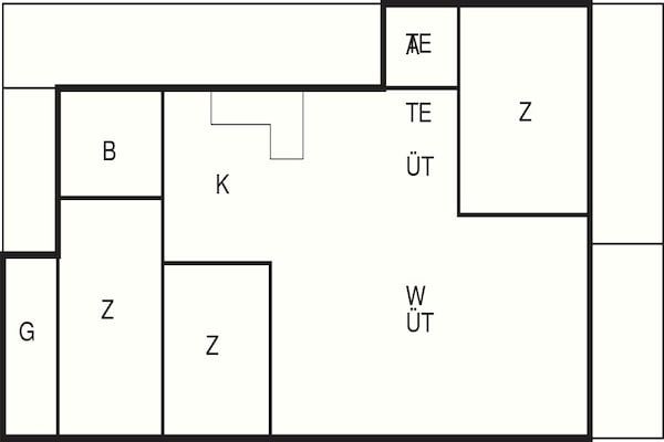 Foto van 6 persoons vakantie huis in Glesborg-By Traum - Vakantiehuis in Glesborg - FloorPlan