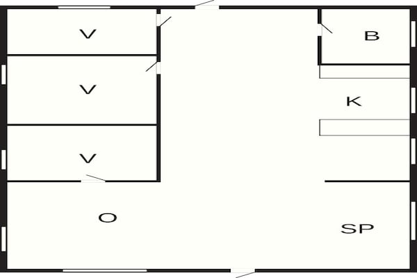 Foto van 6 persoons vakantie huis in Dannemare-By Traum - Vakantiehuis in Dannemare - FloorPlan