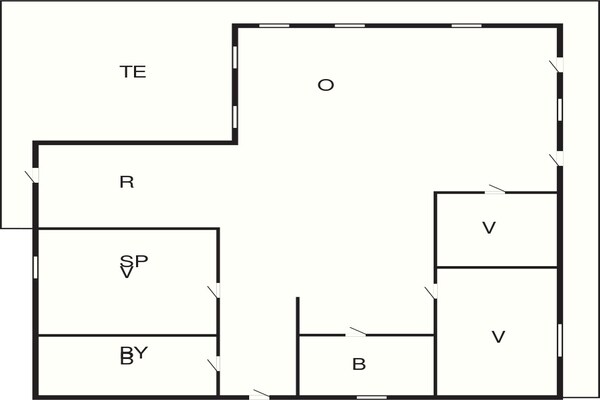 Foto van 6 persoons vakantie huis in Aakirkeby-By Traum - Vakantiehuis in Aakirkeby - FloorPlan