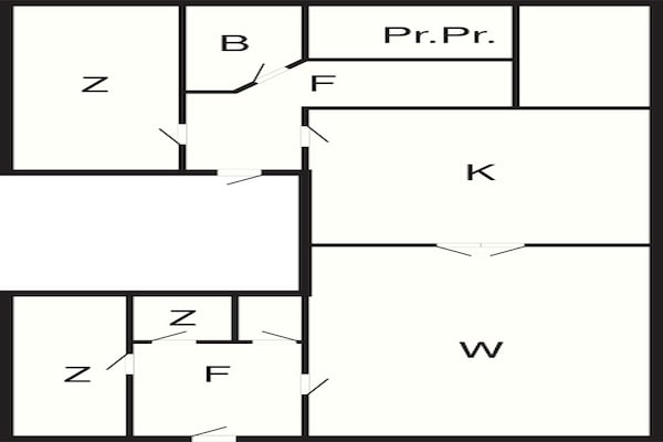 Foto van 6 persoons vakantie huis in Højby-By Traum - Vakantiehuis in Højby - FloorPlan
