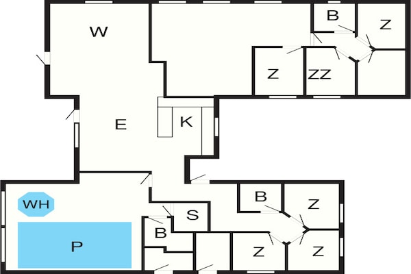 Foto van 20 persoons vakantie huis in Væggerløse - Vakantiehuis in Væggerløse - FloorPlan