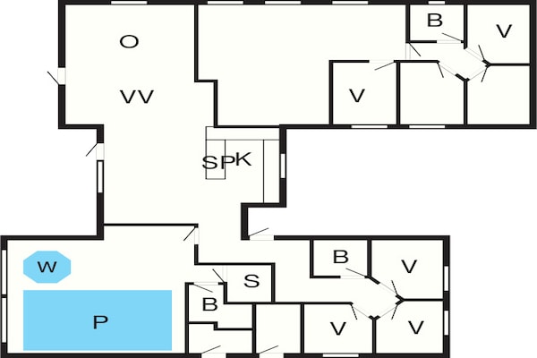 Foto van 20 persoons vakantie huis in Væggerløse - Vakantiehuis in Væggerløse - FloorPlan