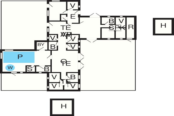 Foto van 26 persoons vakantie huis in Jerup - Vakantiehuis in Jerup - FloorPlan
