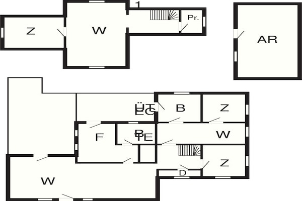 Foto van 6 persoons vakantie huis in Blåvand-By Traum - Vakantiehuis in Blåvand - FloorPlan