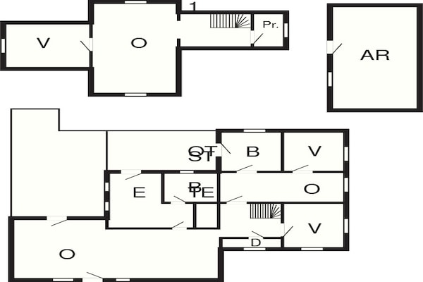 Foto van 6 persoons vakantie huis in Blåvand-By Traum - Vakantiehuis in Blåvand - FloorPlan